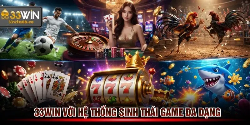 Trang chủ 33win với hệ sinh thái game online đa dạng