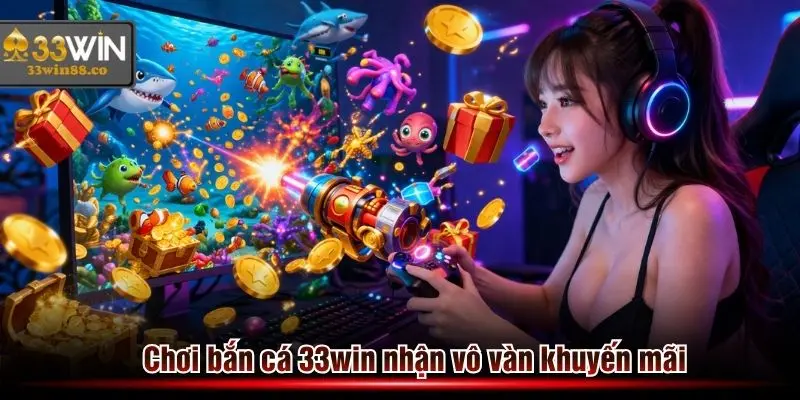 Chơi bắn cá 33win nhận khuyến mãi giá trị cao