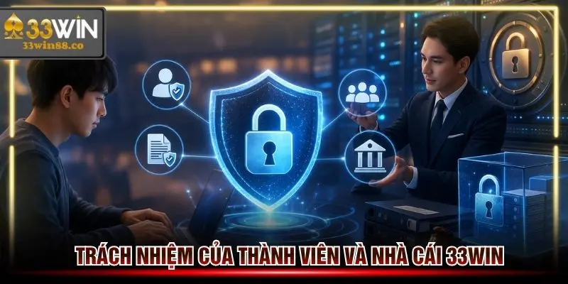 Trách nhiệm của thành viên và nhà cái 33win trong chính sách bảo mật thông tin