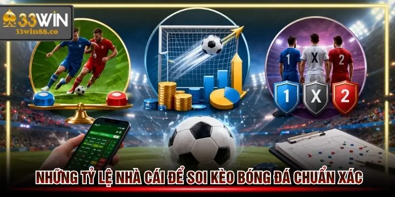 Những tỷ lệ nhà cái 33win để soi kèo bóng đá thường thấy