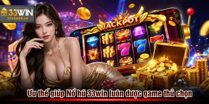 Ưu thế giúp Nổ hũ 33win luôn được lòng hàng triệu thành viên